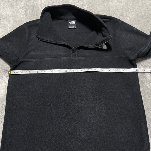 The North Face 1/4 Zip Womens Small Black Casual Fleece Winter Pullover - Picture 3 of 6